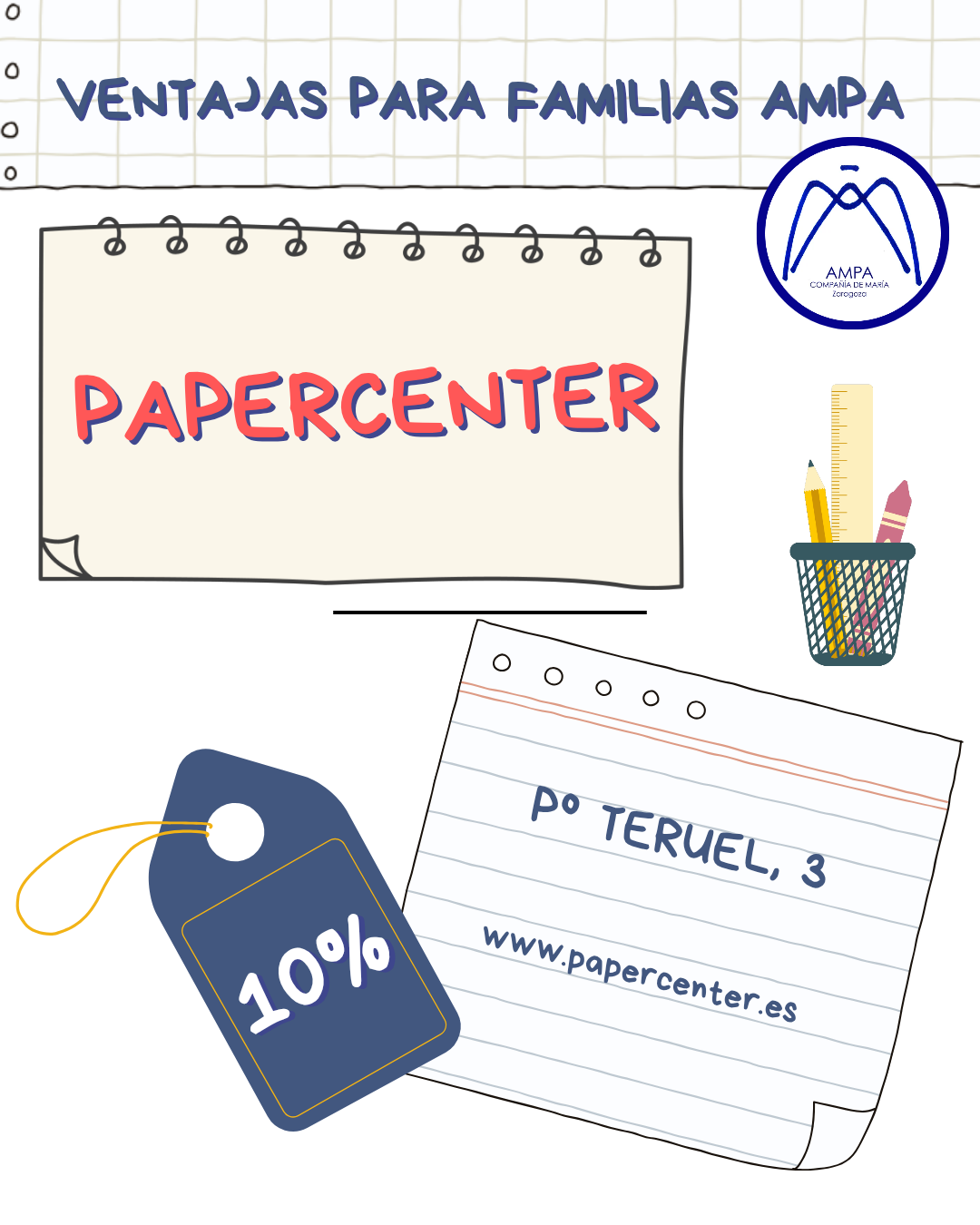 ✏️ Material escolar con descuento