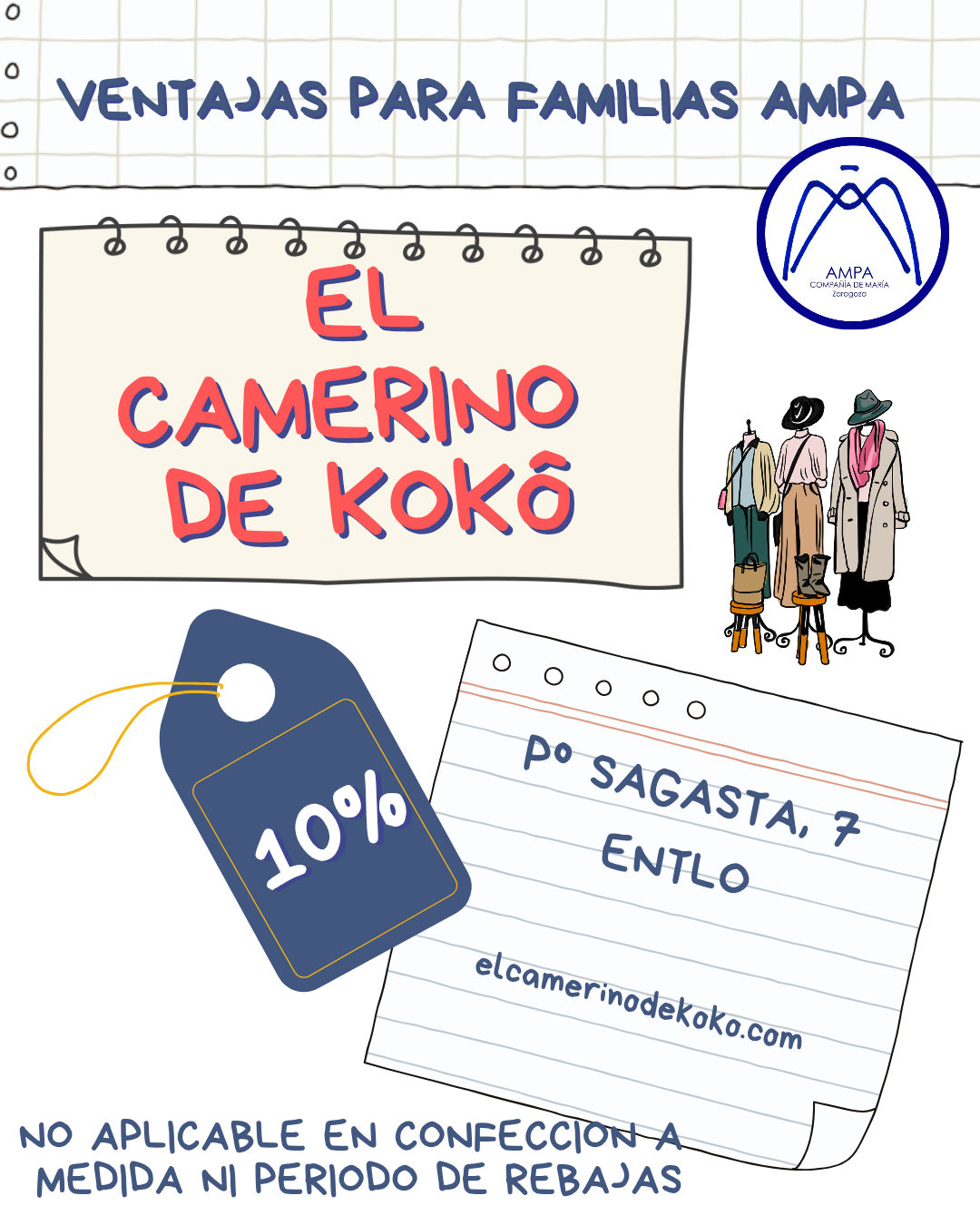 👗 Moda con ventaja AMPA